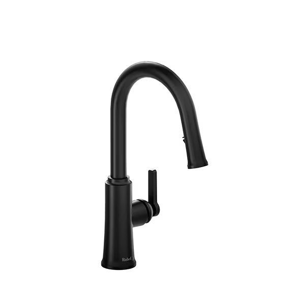 Trattoria Kitchen Faucet With Spray, Riobel, Mfr#: TTRD101BK